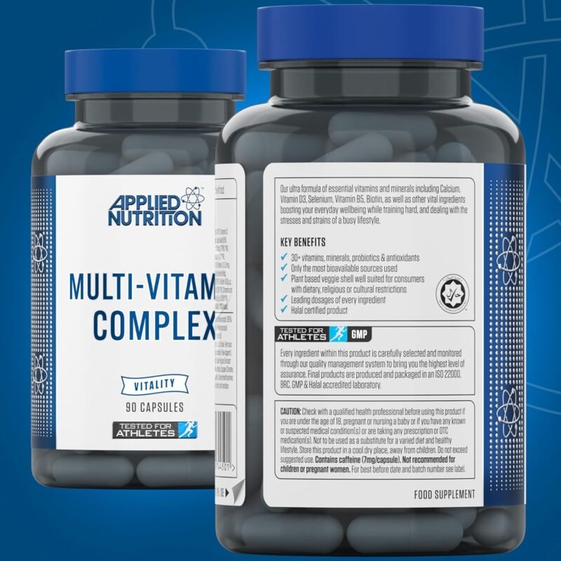 Applied Nutrition Multi-Vitamin Complex (90 Caps) - Image 4