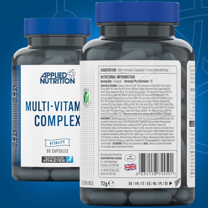 Applied Nutrition Multi-Vitamin Complex (90 Caps) - Image 5