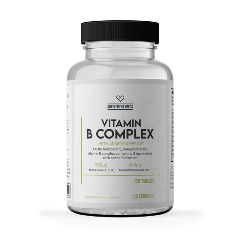 Supplement Needs Advanced Vitamin B Complex 120 caps