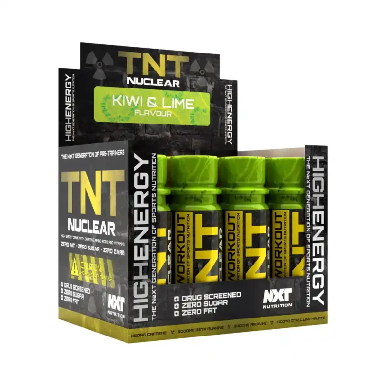 NXT Nutrition TNT Nuclear Shots 12 x 60ml