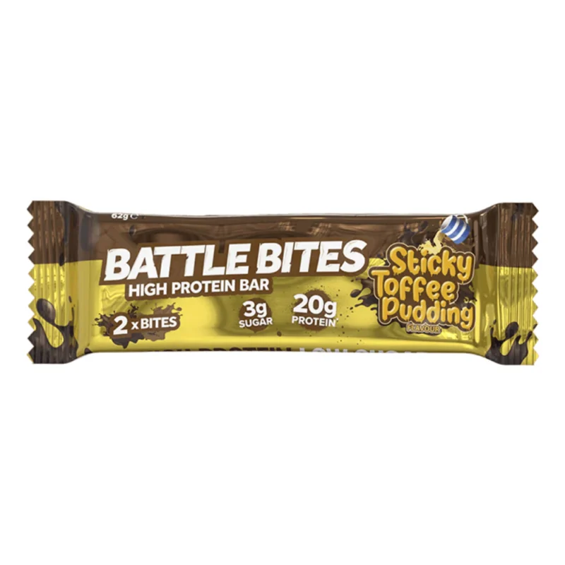 Battle Bites Protein Bar Single - Sticky Toffee Pudding